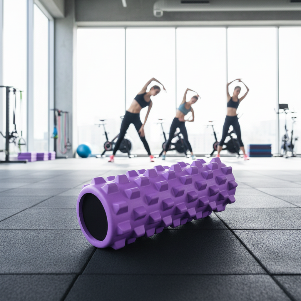 Pilates-Faszienrolle mit Stacheln EVA 3