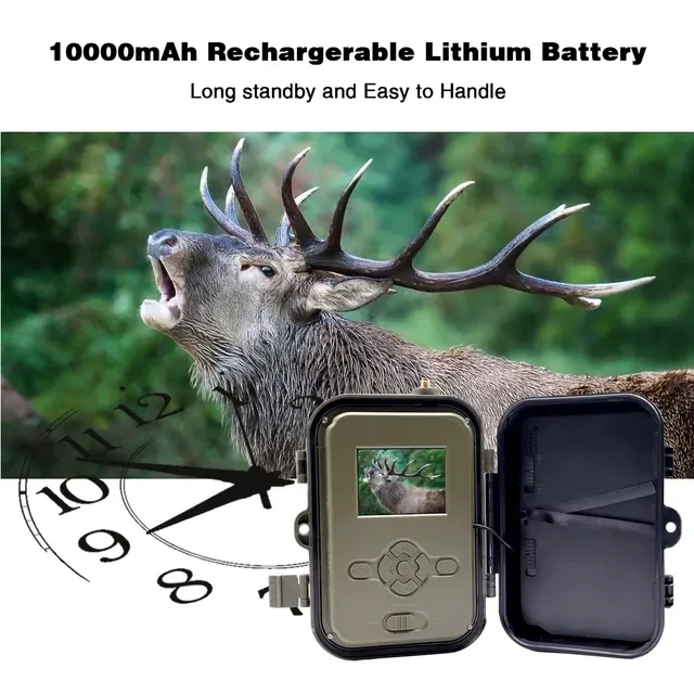 4K Wildkamera mit 30MP und 8000mAh Akku 4