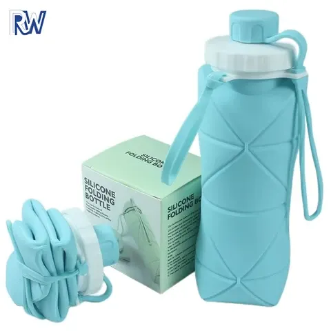 Faltbare Silikon-Sportflasche
