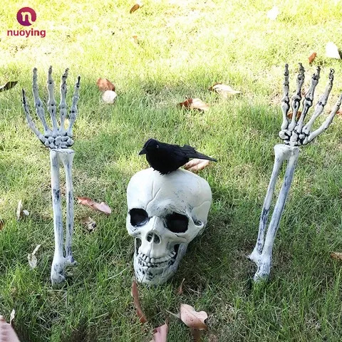 Halloween-Gartendeko Skelett