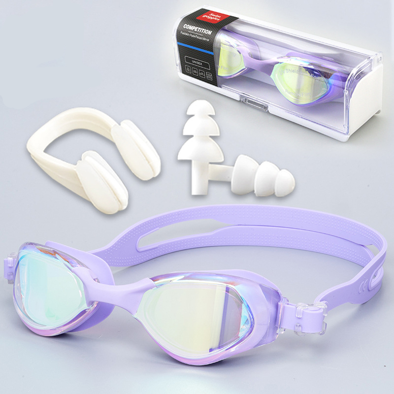 Schwimmbrille-Set mit Ohrstöpseln und Nasenklemme 2