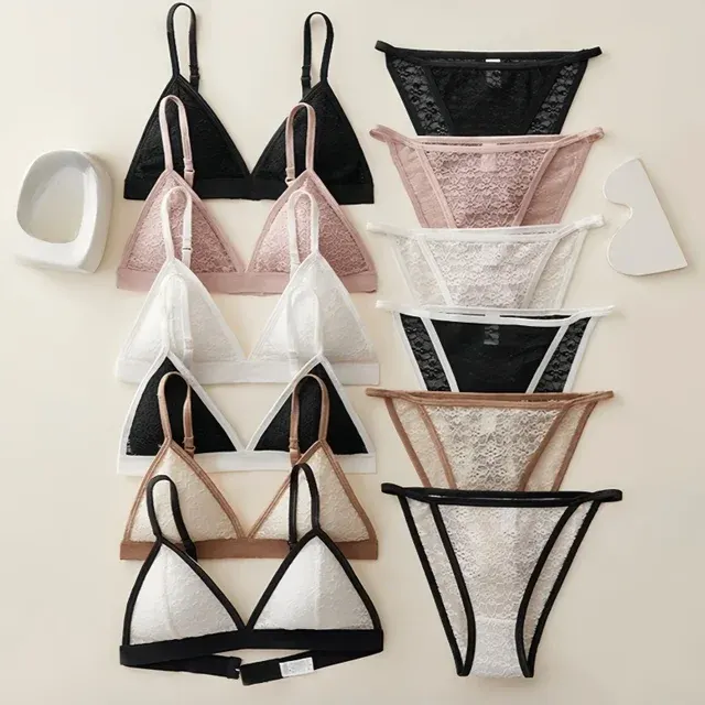 Spitzen-BH-Set 4