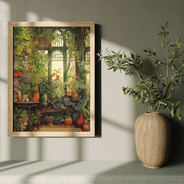 Botanisches Leinwandbild 3