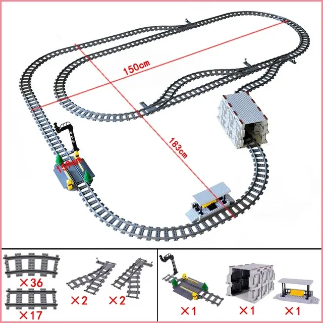 Bausteine-Bahnhof-Set 3