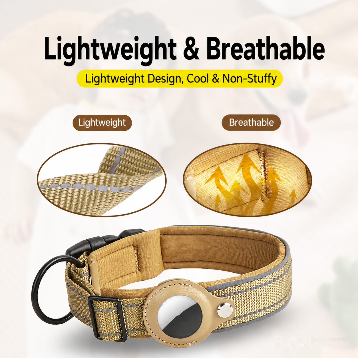 Smartes Haustier-Halsband mit Ortung wasserdicht 3