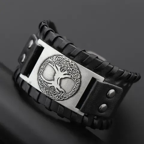 Wikinger-Lederarmband