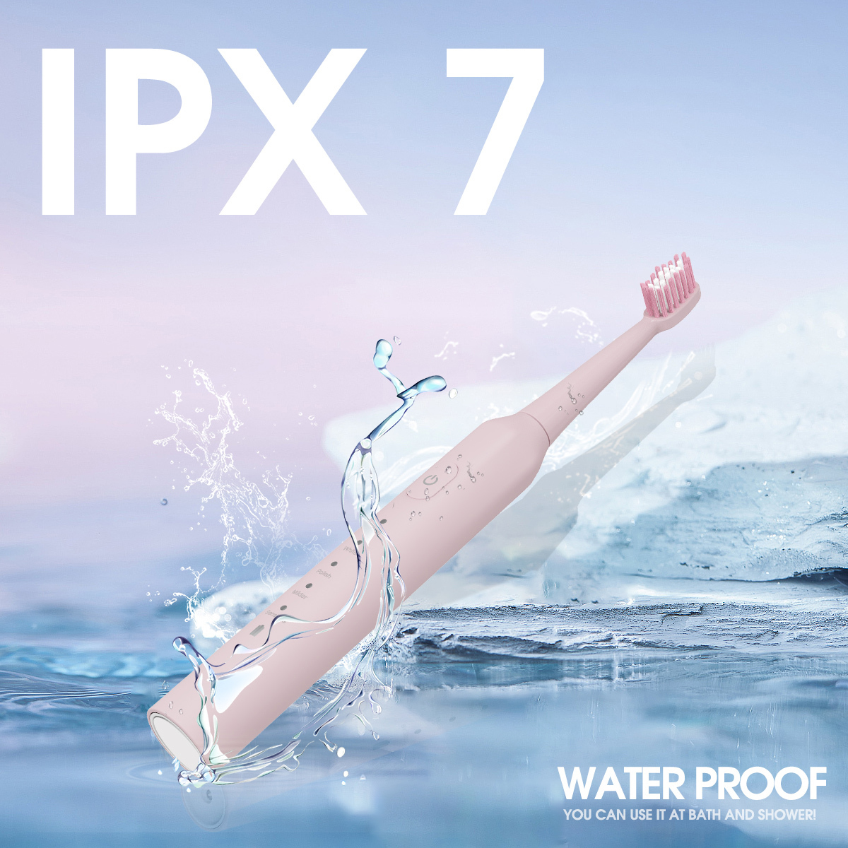 Wiederaufladbare IPX7 Elektrische Zahnbürste für Erwachsene 4