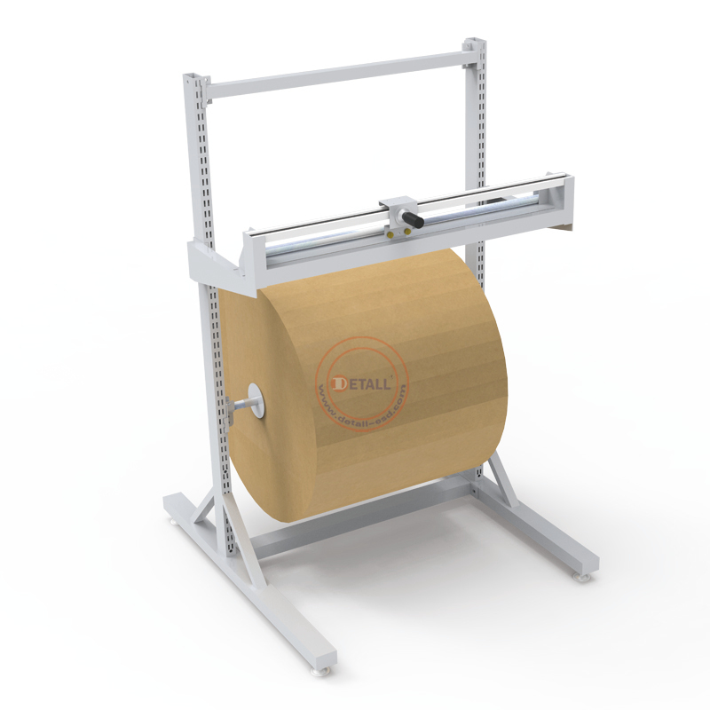 Luftpolsterfolien-Schneider mit Rollenhalter für Packtisch