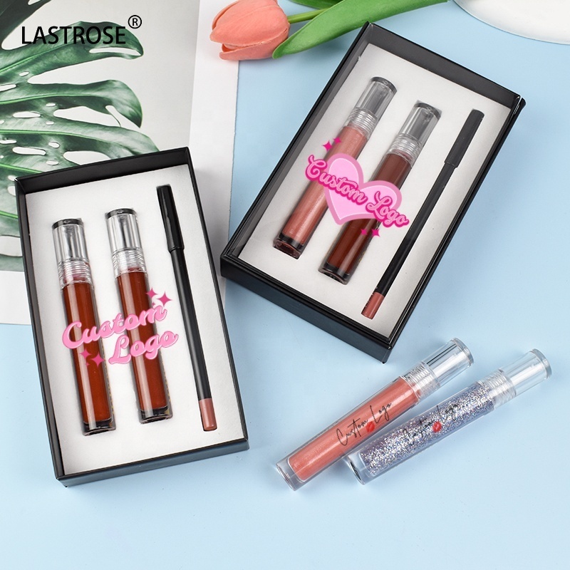 Wasserfestes Lipliner und Lipgloss Geschenkset