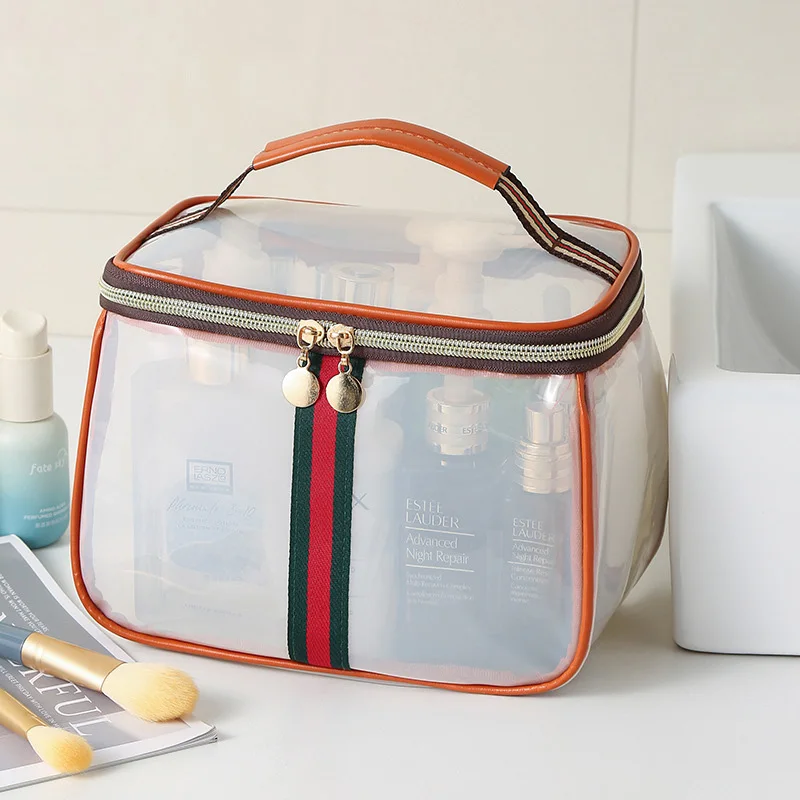 Transparente wasserdichte PVC-Kulturtasche 3
