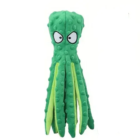 Plüsch-Oktopus-Kauspielzeug für kleine Hunde