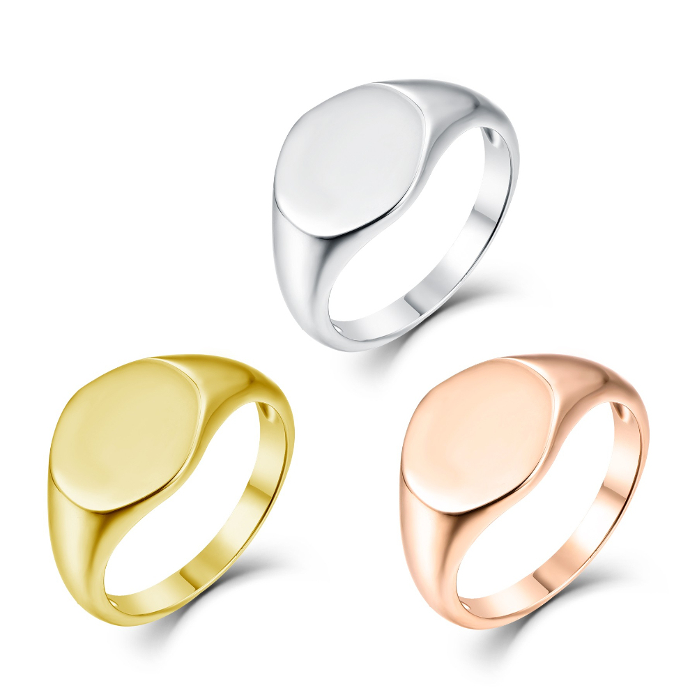 Unisex Siegelring 925 Sterlingsilber Gravur 2