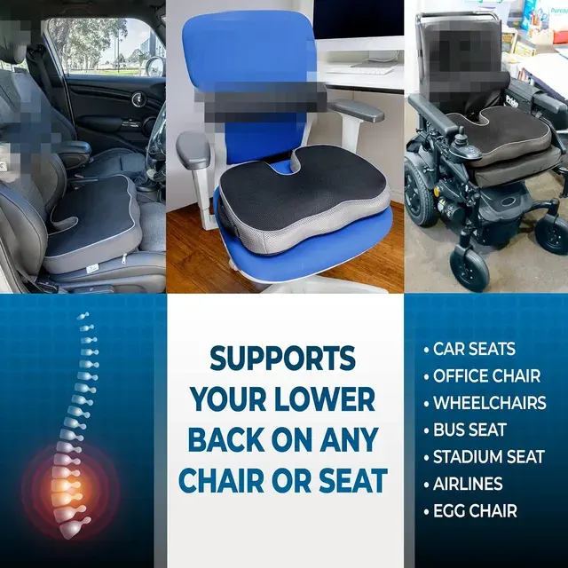 Ergonomisches Sitzkissen, gebogene Oberfläche 3