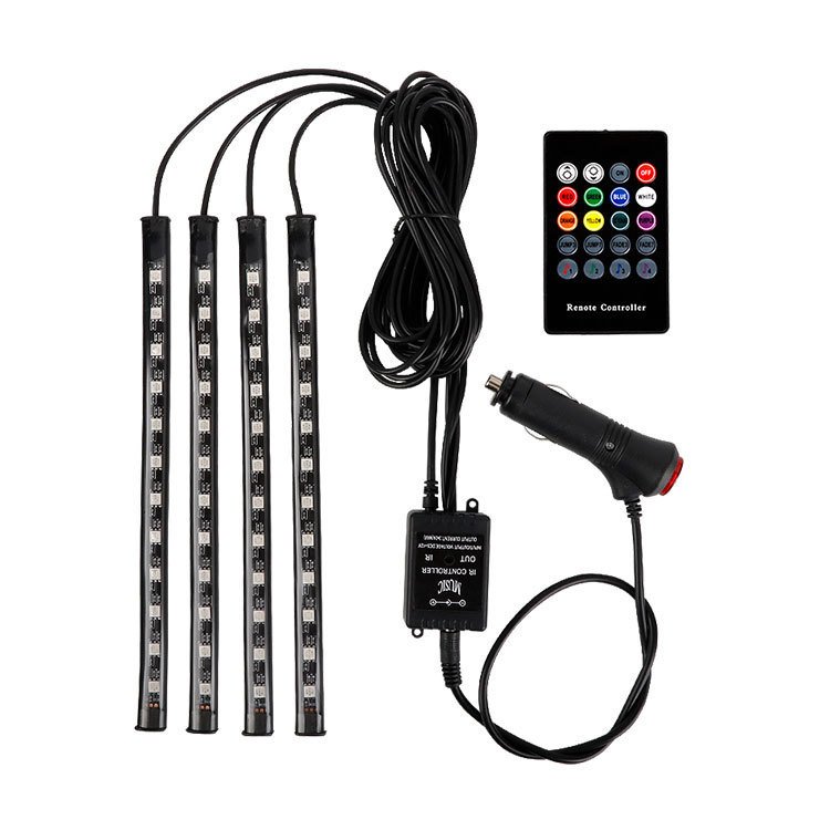 Musikgesteuertes RGB-Atmosphärenlicht für Auto