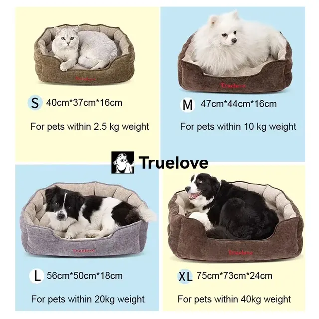 Waschbares Plüsch-Hundebett 2