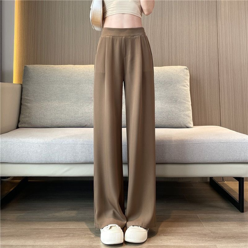 Weite Damenhose mit hohem Bund 2