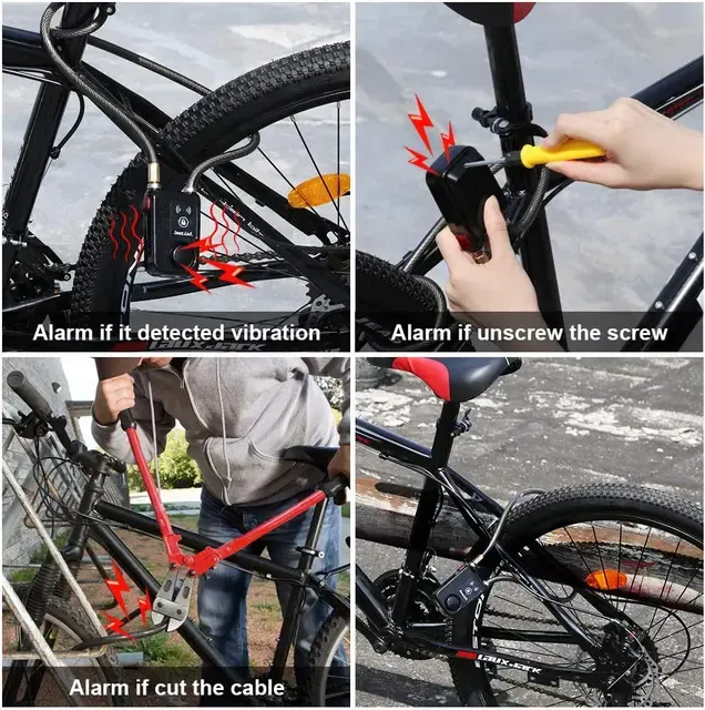 Fahrradschloss mit Alarm 3