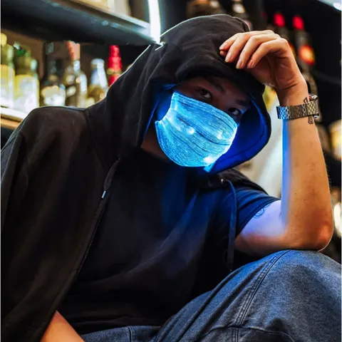 LED-Halloweenmaske