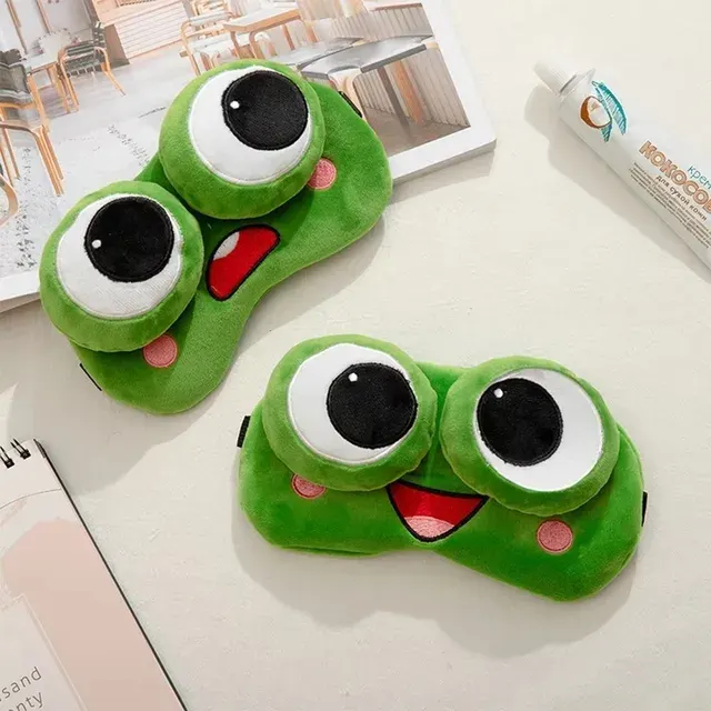 Schlafmaske mit Frosch-Motiv 3