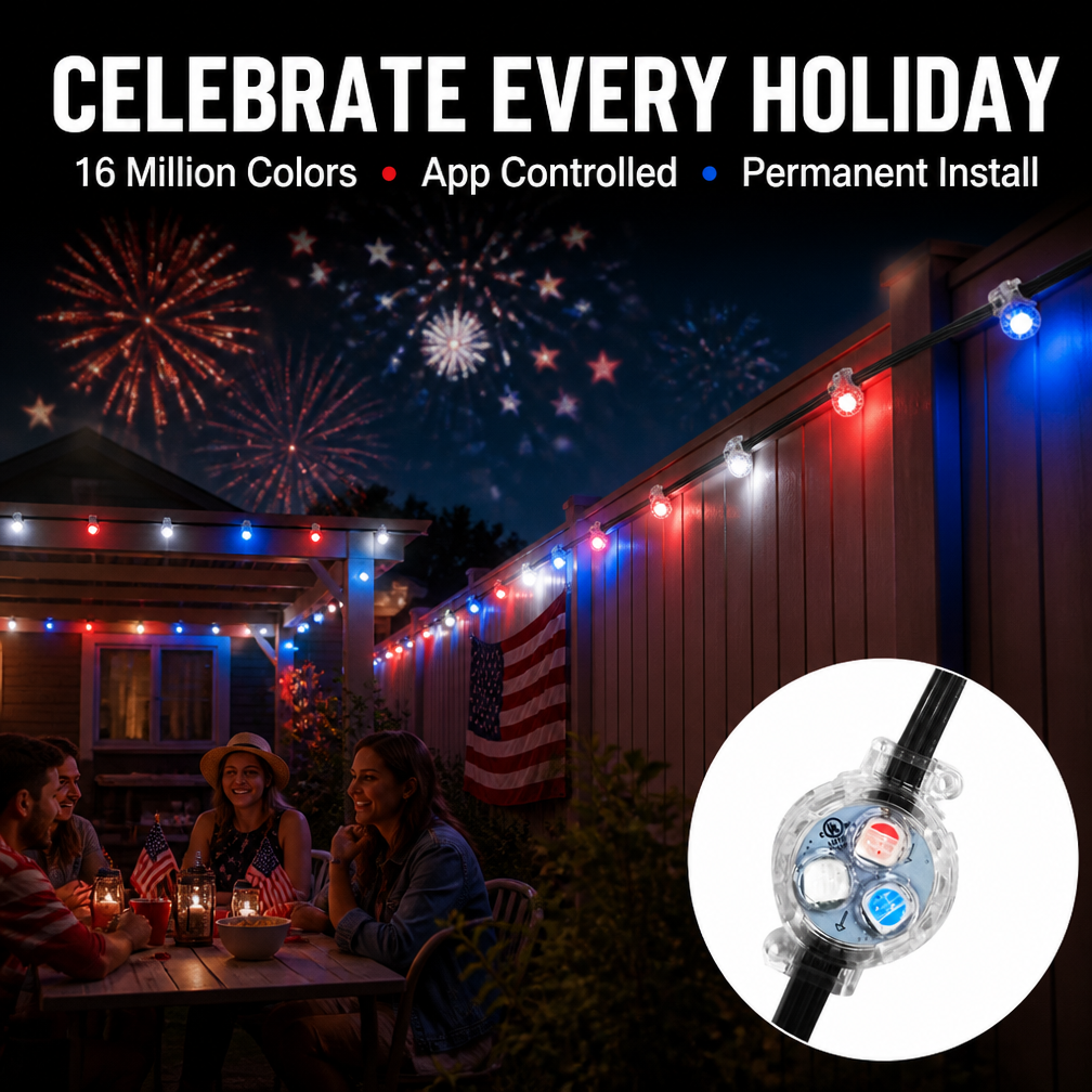 Smarte WLAN-Weihnachtslichter IP68 Punktlichter 2