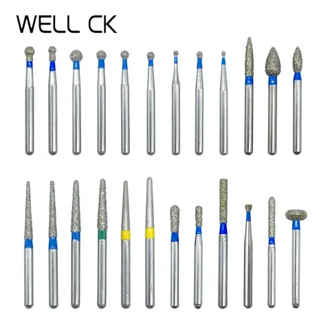 Dental-Diamantbohrer 1,6 mm, 10 Stück