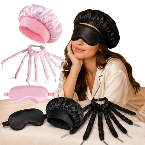 Satin-Schlafset für Haare