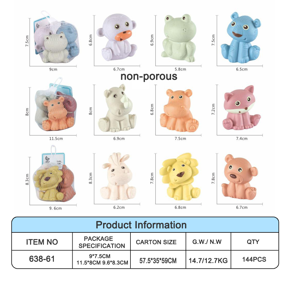 Silikon-Badespielzeug Ozean-Tiere Babys 2