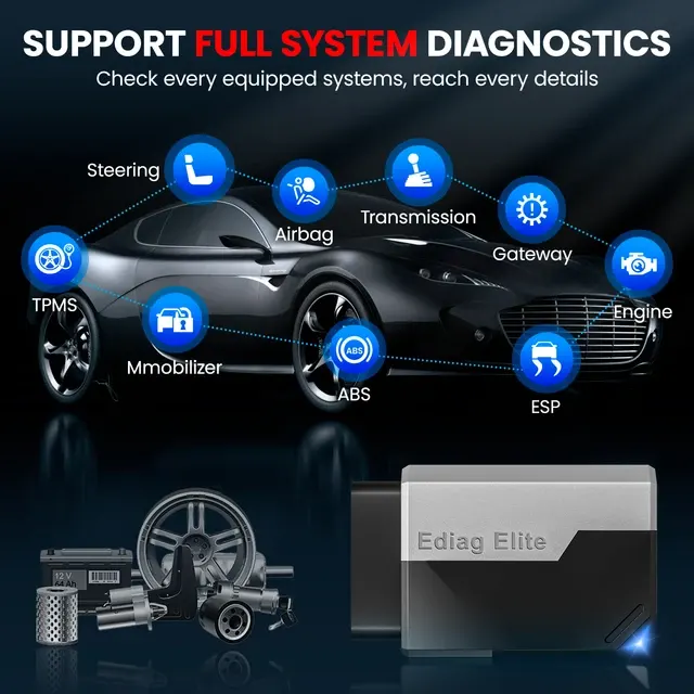 Vollsystem-OBD2-Scanner mit bidirektionaler Diagnose 3