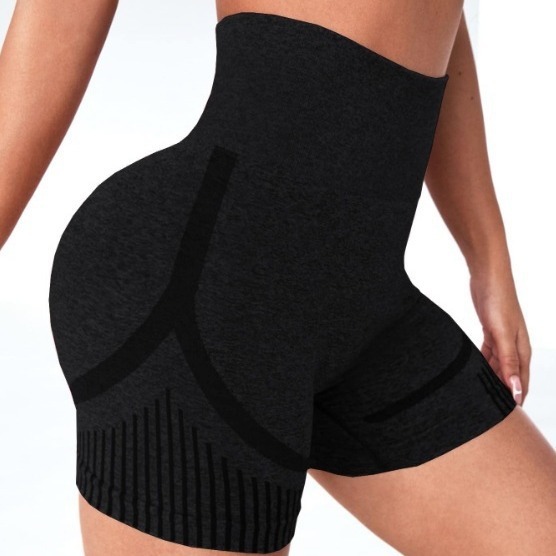 Nahtlose High-Waist-Sportleggings für Damen 2