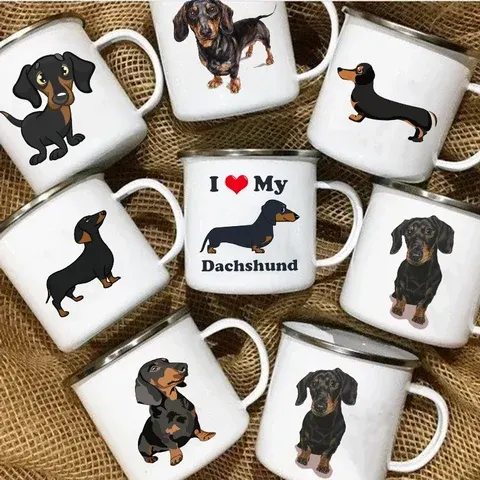 Emaille Camping Becher