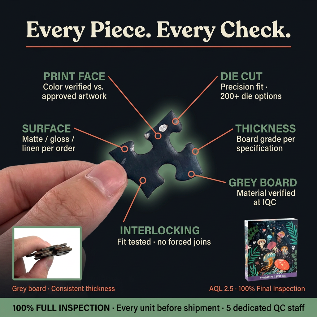 Leinen-Puzzle Buchverpackung 2000 Teile 3