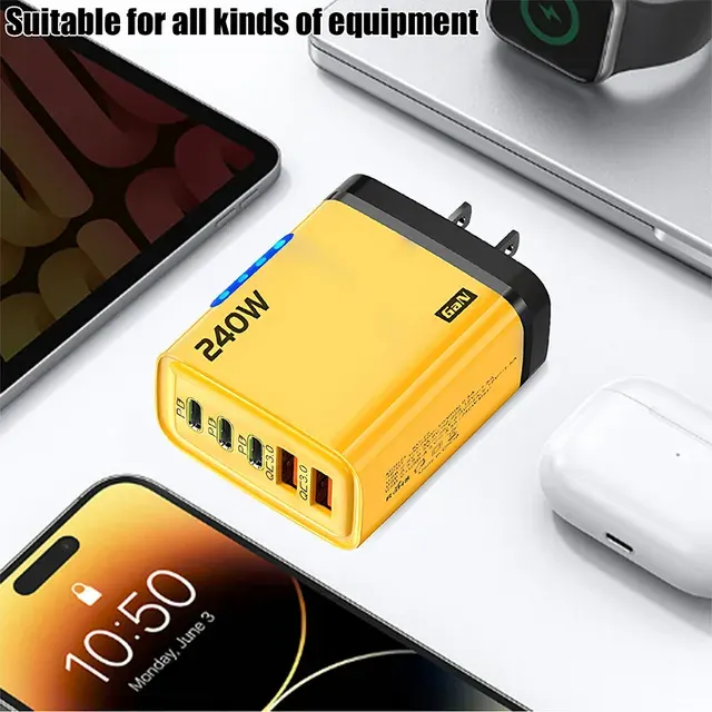 240 W GaN-Ladegerät mit USB-C 2