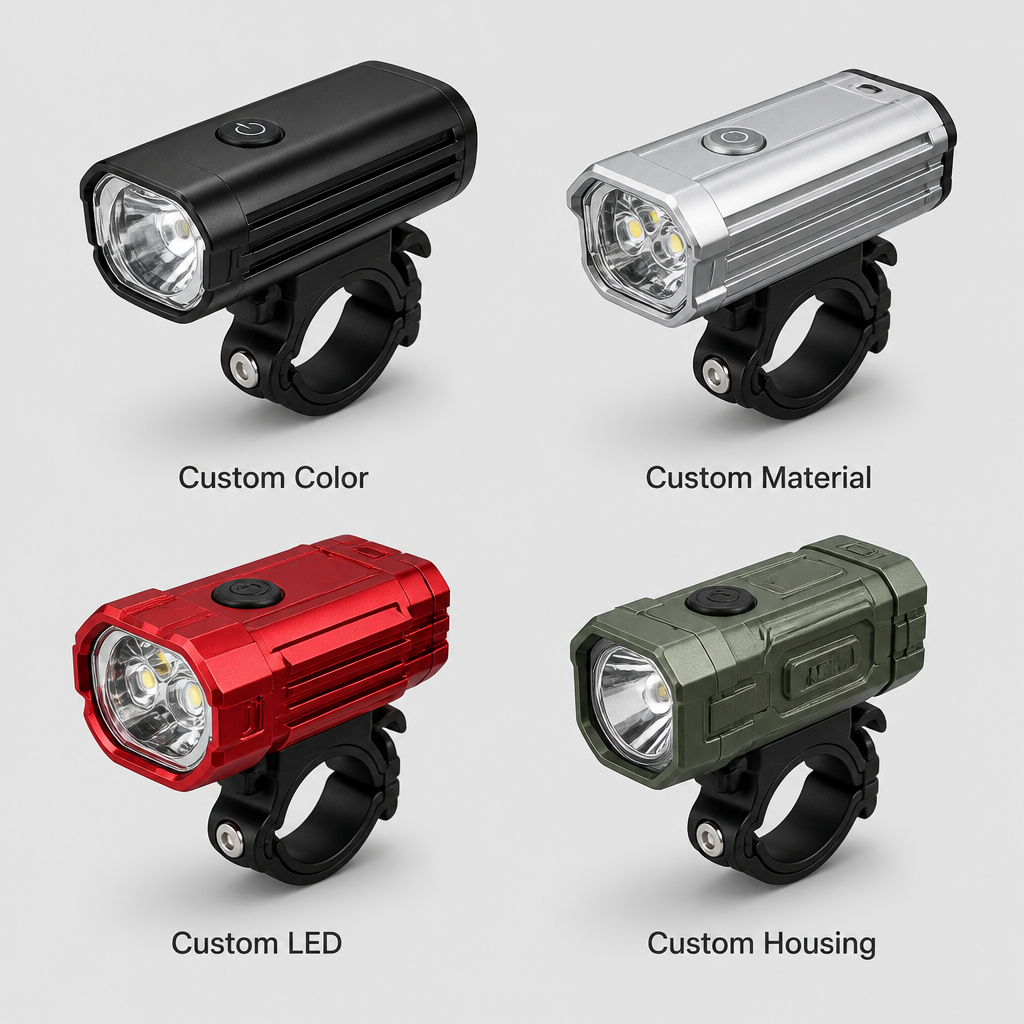 USB-C Fahrradlicht 1000 Lumen wiederaufladbar 2