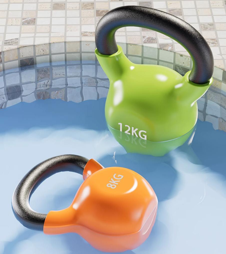 8-kg-Gusseisen-Kettlebell für Hüfttraining