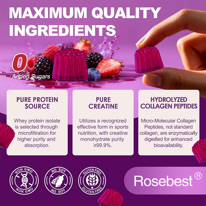 Protein-Gummibärchen Nahrungsergänzung 3