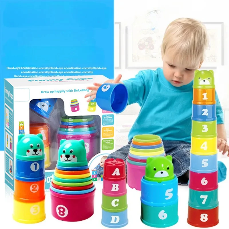 Schnelles Stapelbecher-Reaktionsspiel für Kinder 2