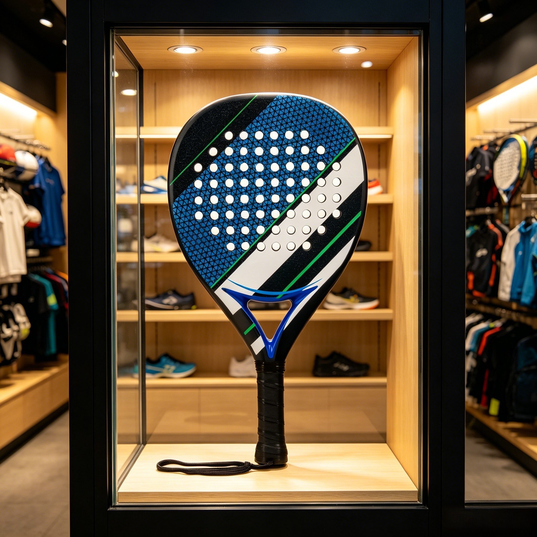 12K Padelschläger-Set mit Tasche und Bällen 4