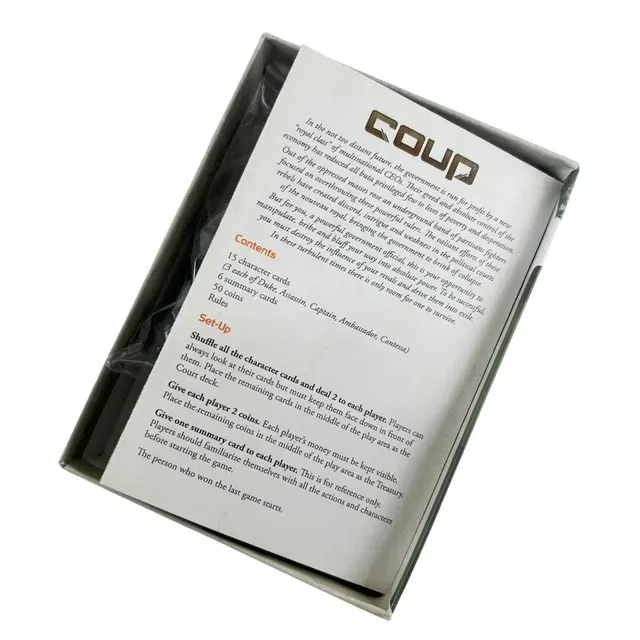 Coup Reformation Erweiterungs-Kartenspiel 3