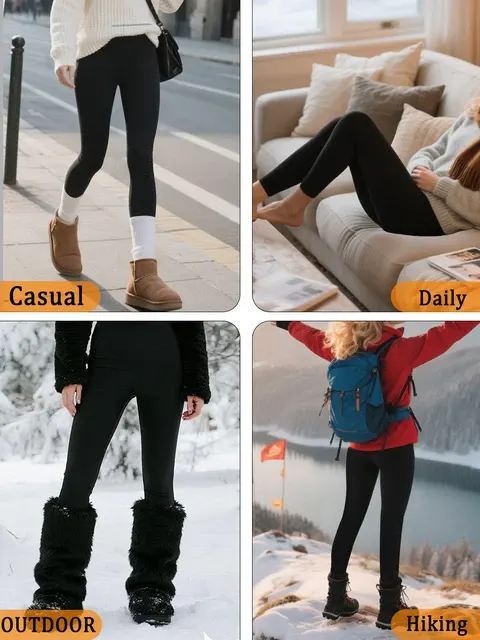 Thermo-Leggings mit Fleece 4
