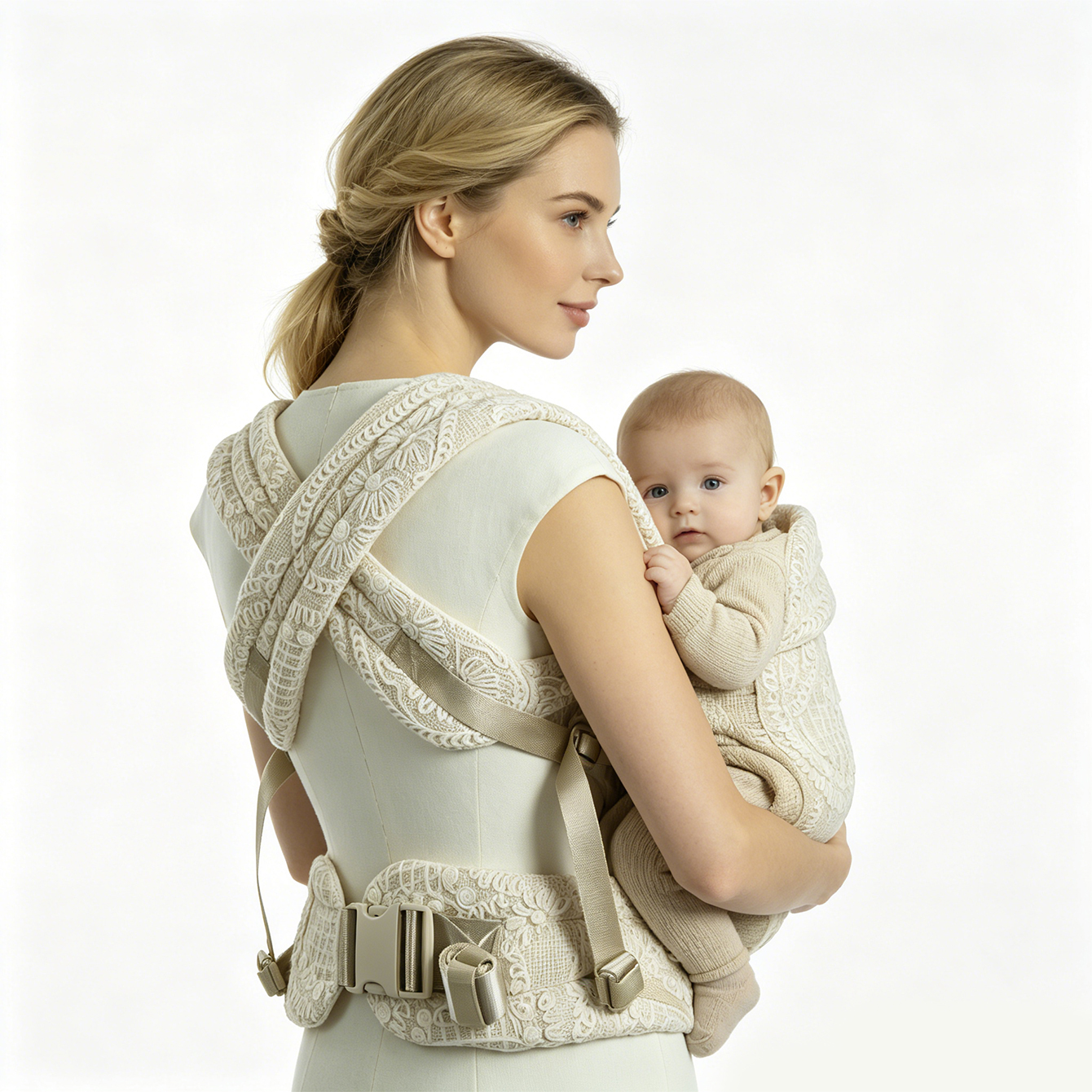 Ergonomische Babytrage mit Hüftsitz 3