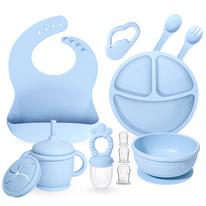 9-teiliges Silikon-Babyfütterungsset 2