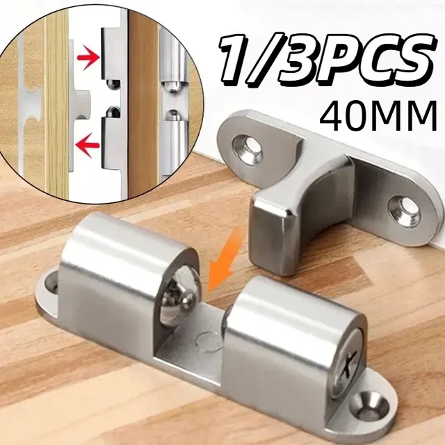 Messing-Kugelschnäpper für Möbeltüren, 3er-Set 2