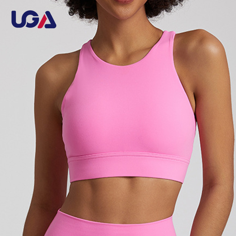 Damen High-Impact Yoga-BH mit Schnalle
