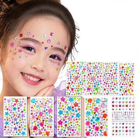 Bunte Kristall-Strasssticker zum Basteln