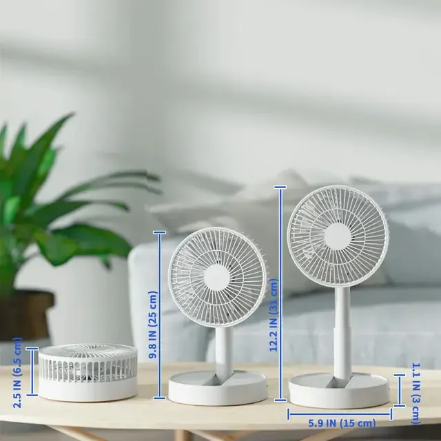 Tragbarer USB-Ventilator mit 8 Zoll Blatt 3