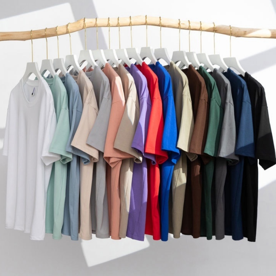 Baumwoll-Kurzarmshirt für Damen und Herren 2