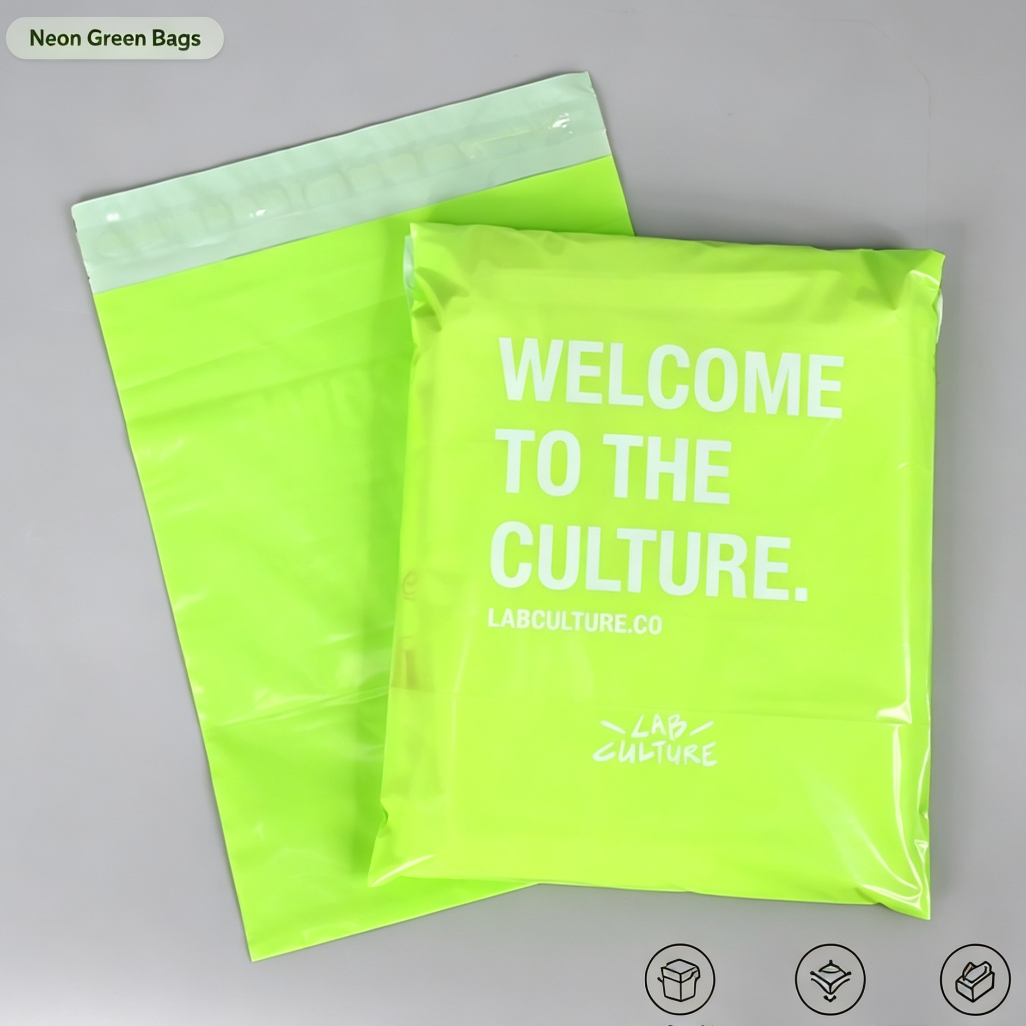 Matte Kompostierbare Versandtasche mit Selbstklebeverschluss 3