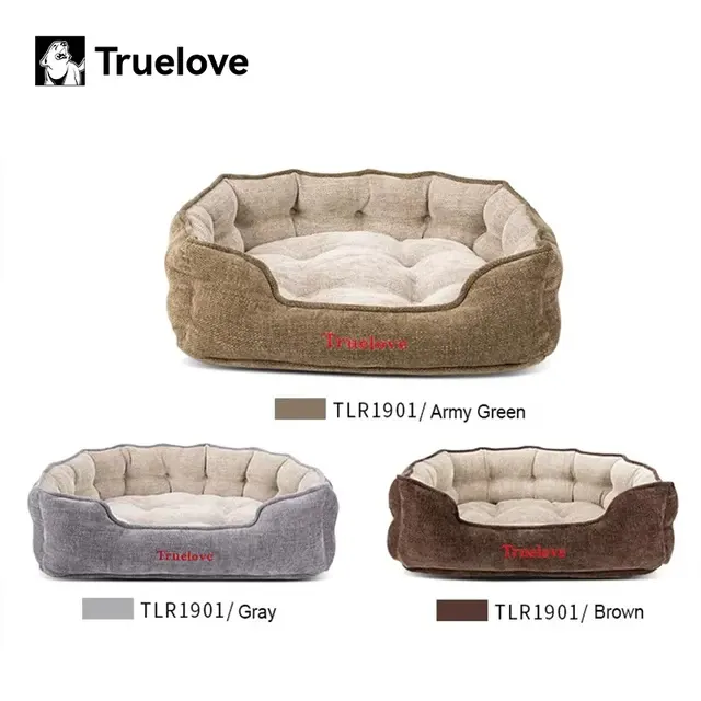Waschbares Plüsch-Hundebett 3