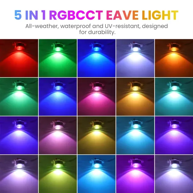 Smart-RGB-Dachrinnenlichter 2