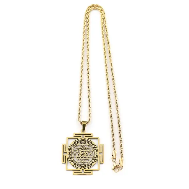Sri-Yantra-Anhänger-Halskette 4